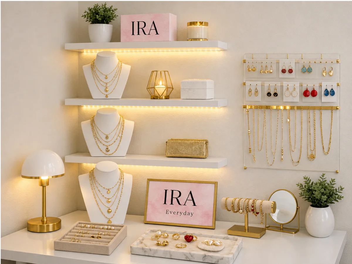 IRA Everyday jewellery display and care station
