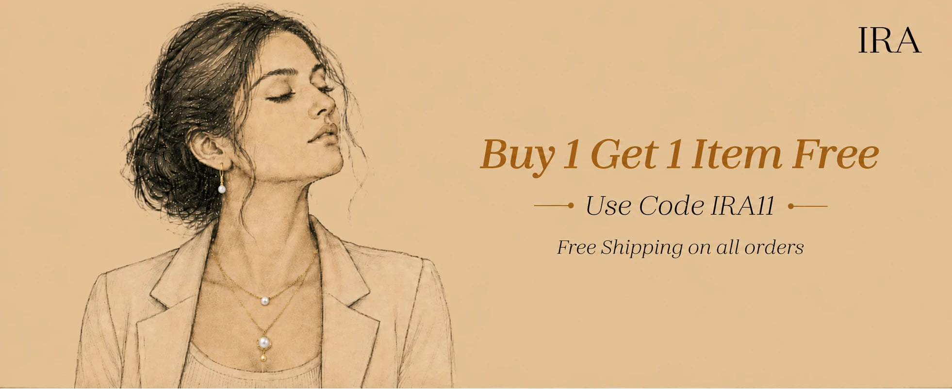 Buy 1 get 1 with code IRA11